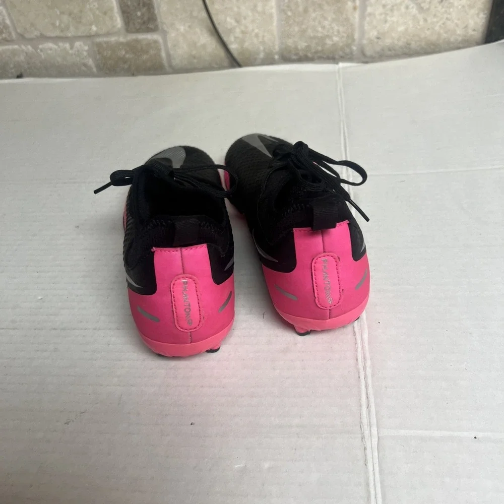 Nike Jr Phantom GT Academy Dynamic Fit CW6694-006 Pink BlackSoccer Cleats‎ 3.5Y